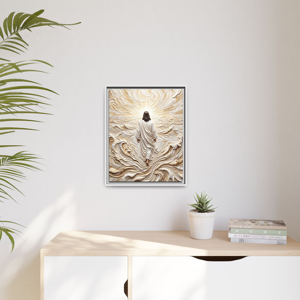 Surrendered in Prayer – Framed Canvas