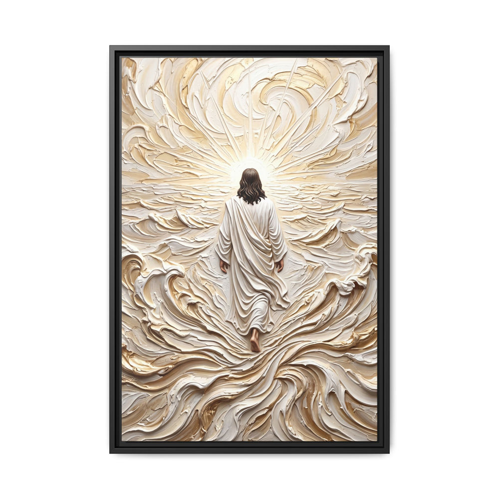 Surrendered in Prayer – Framed Canvas