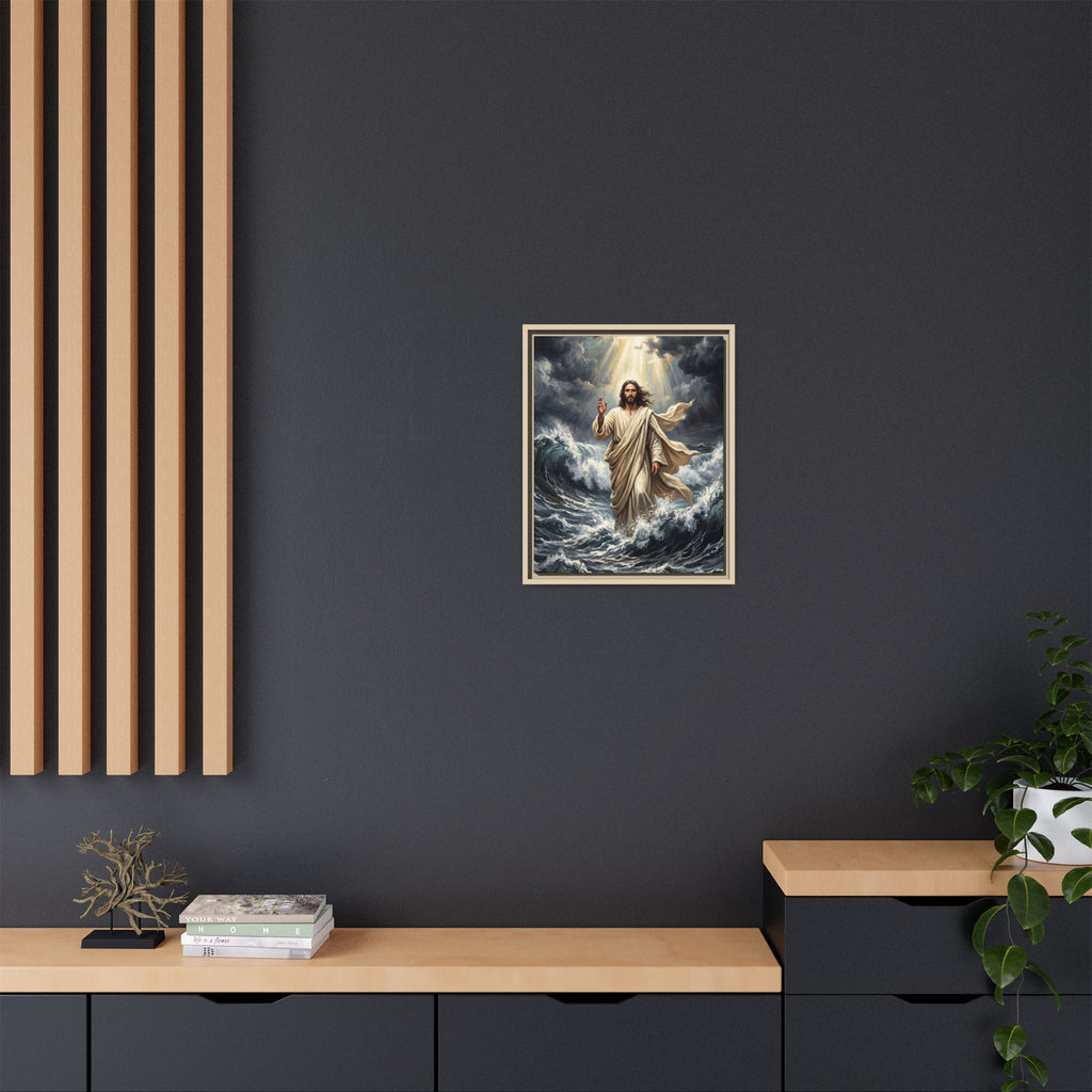 Master of the Storm – Framed Canvas