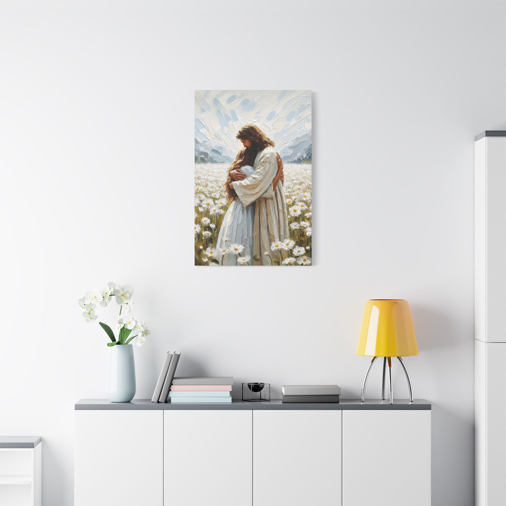 Sostenida por Jesús – Lienzo