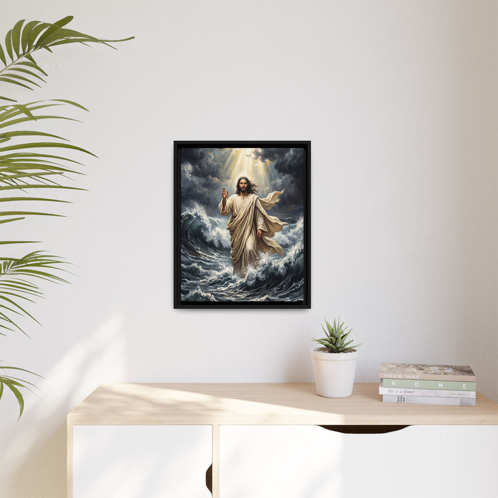 Master of the Storm – Framed Canvas