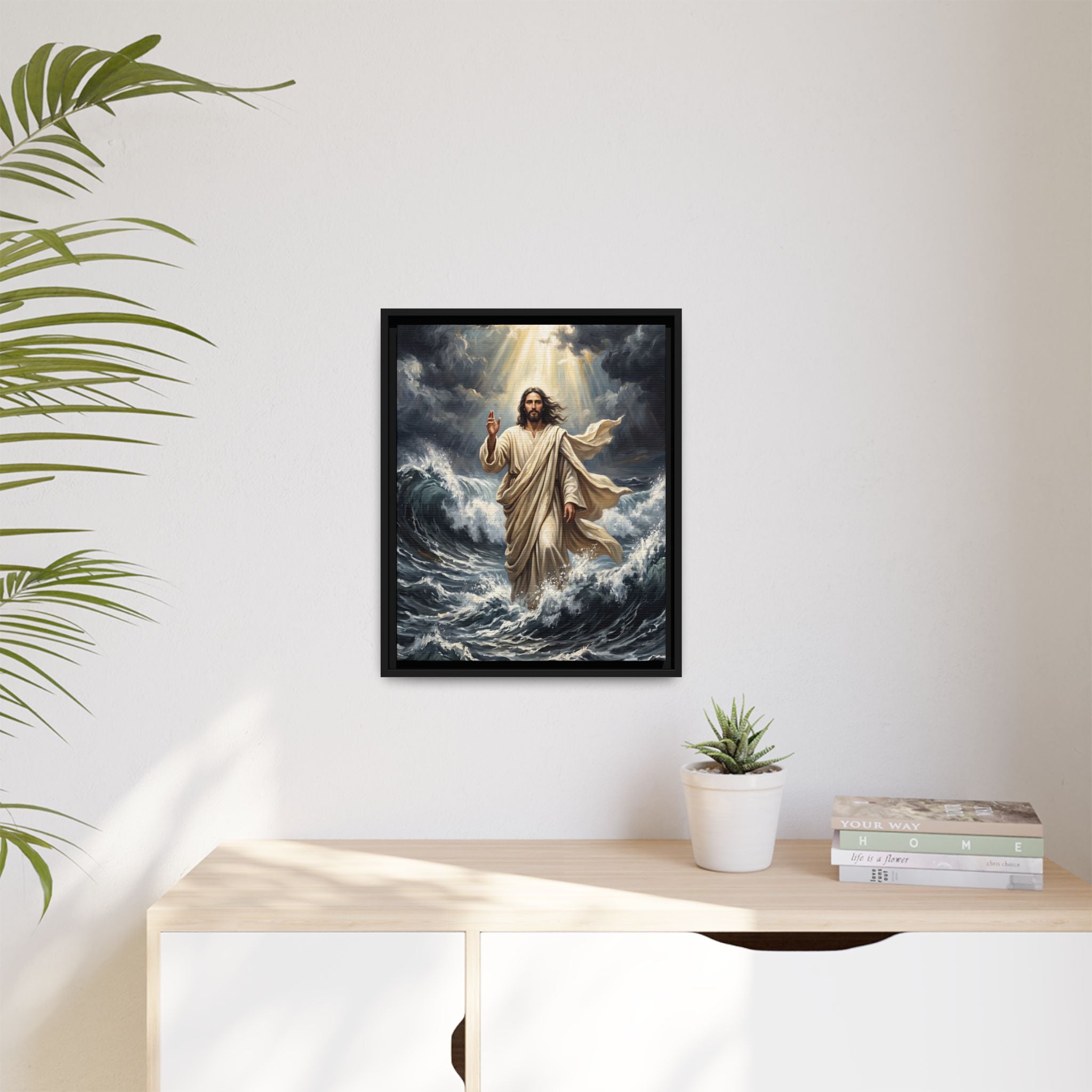 Master of the Storm – Framed Canvas