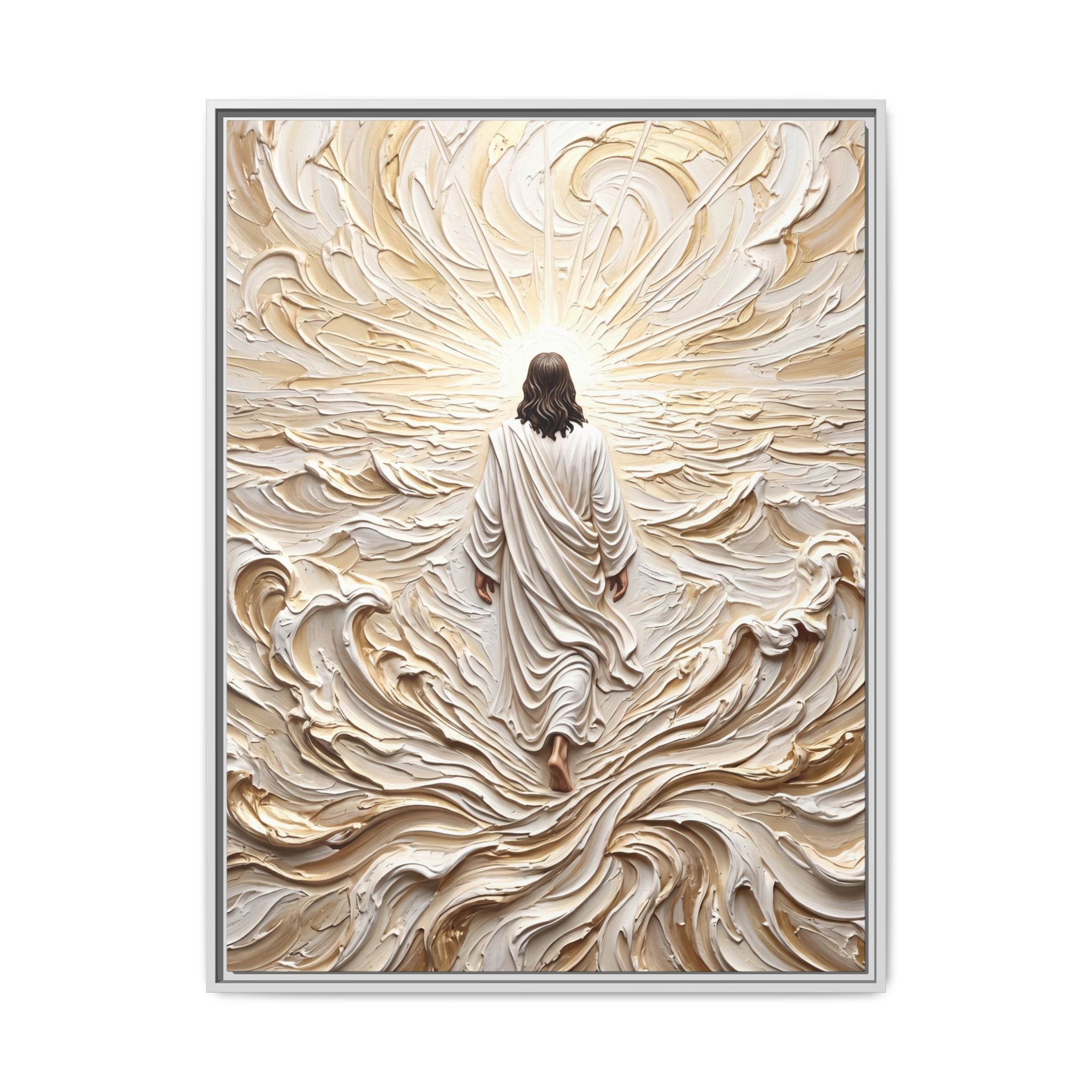 Surrendered in Prayer – Framed Canvas