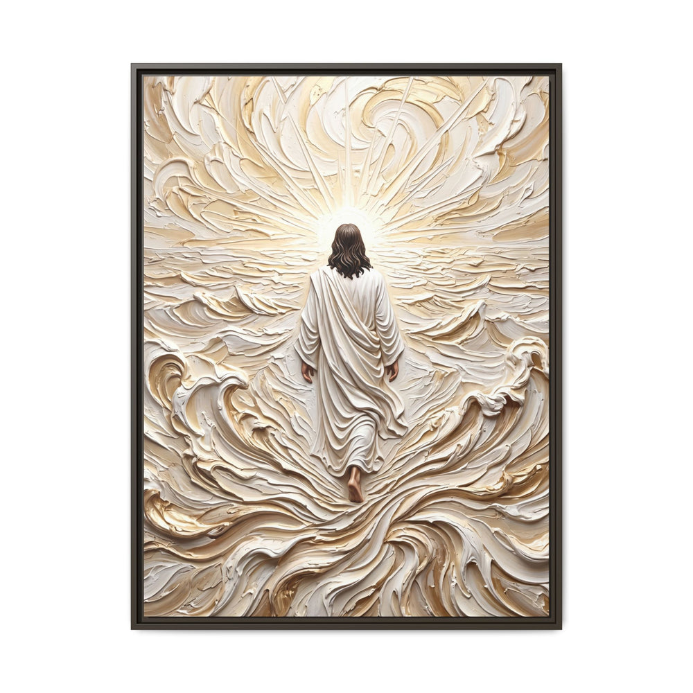 Surrendered in Prayer – Framed Canvas