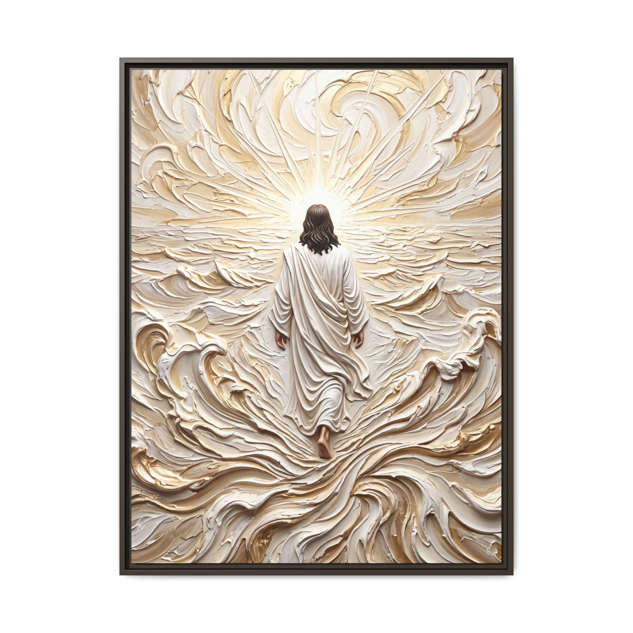Surrendered in Prayer – Framed Canvas