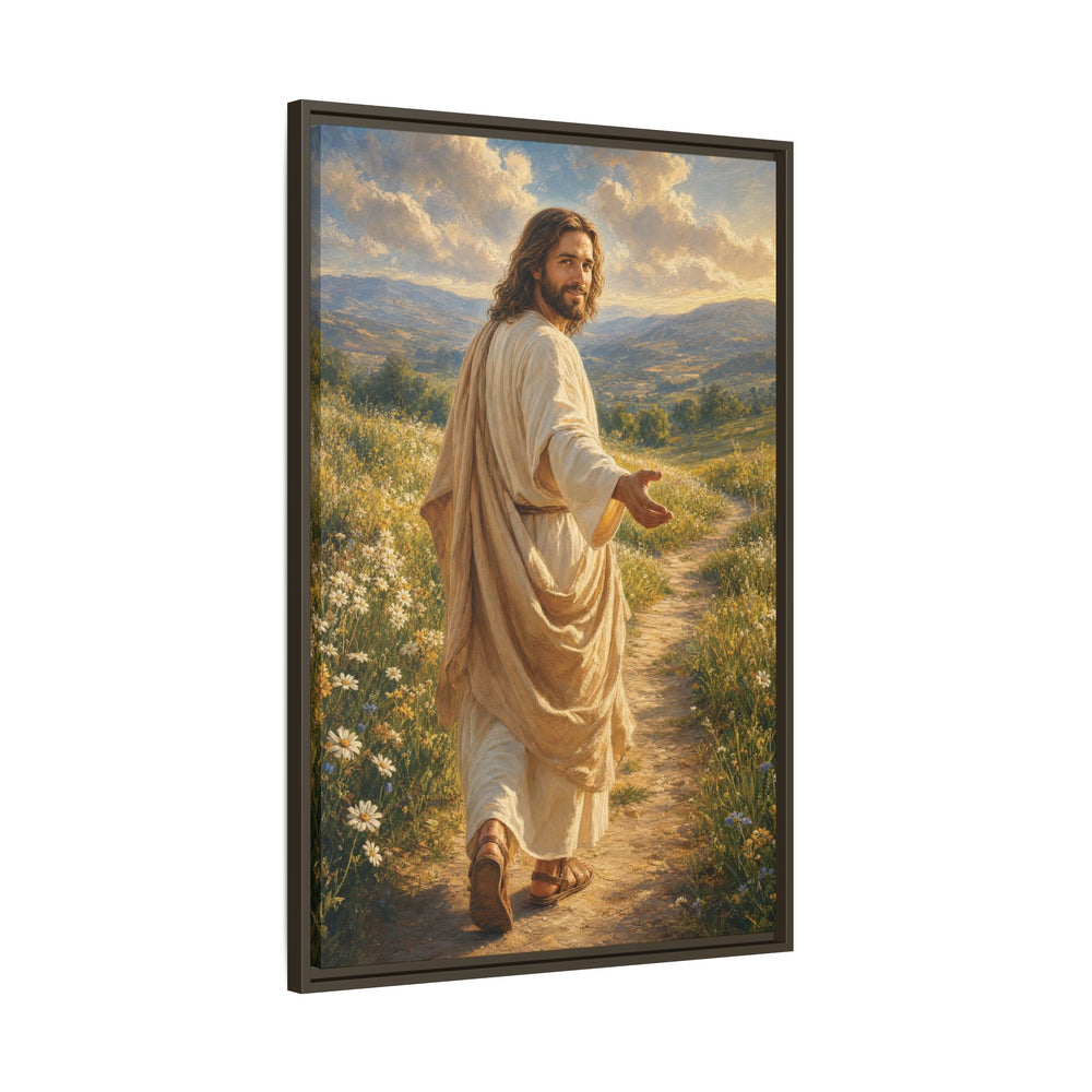 The Good Shepherd – Framed Canvas