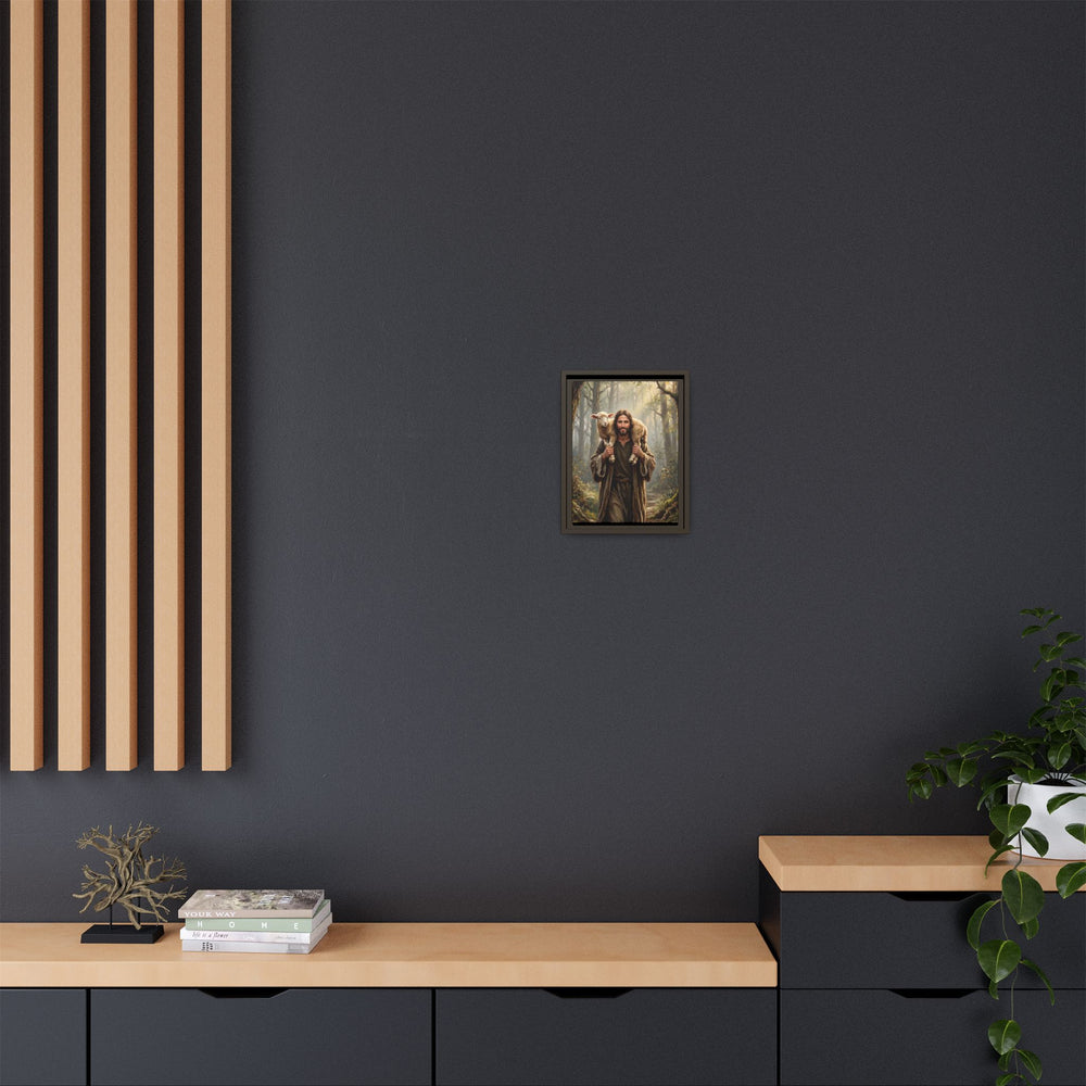Jesus and the Child – Framed Canvas