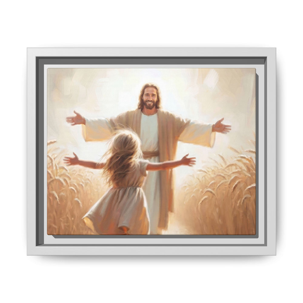With Open Arms – Framed Canvas