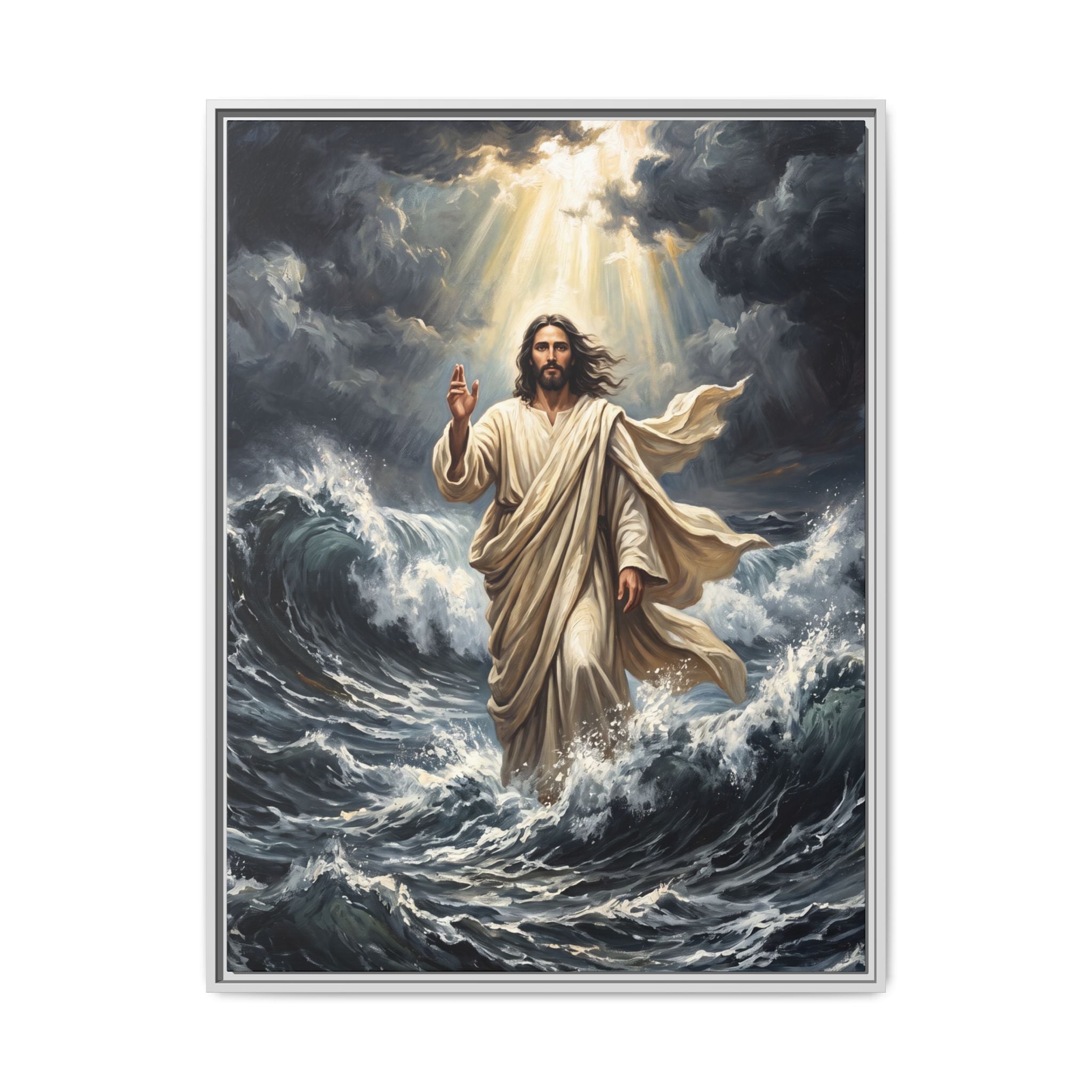 Master of the Storm – Framed Canvas