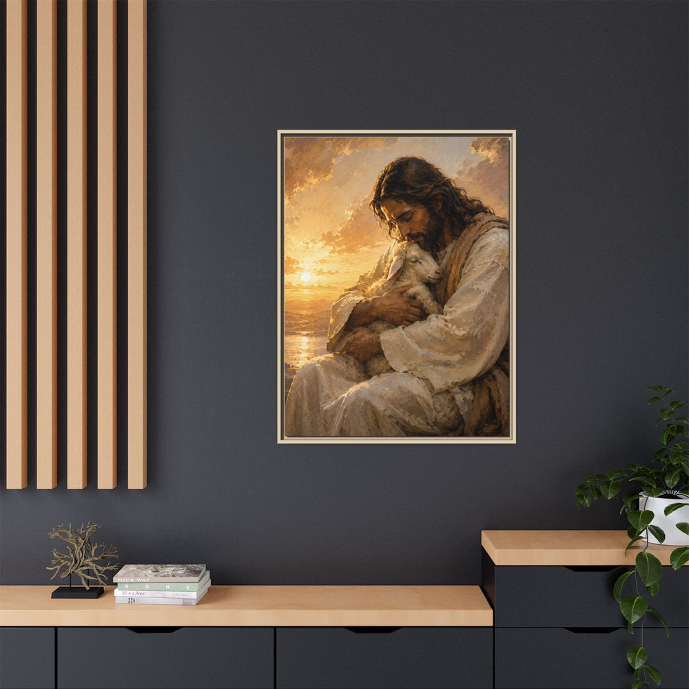 Comfort in His Presence – Framed Canvas