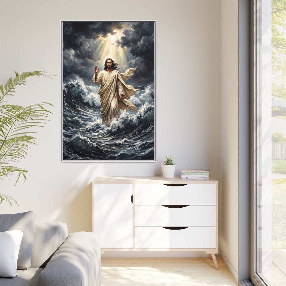 Master of the Storm – Framed Canvas