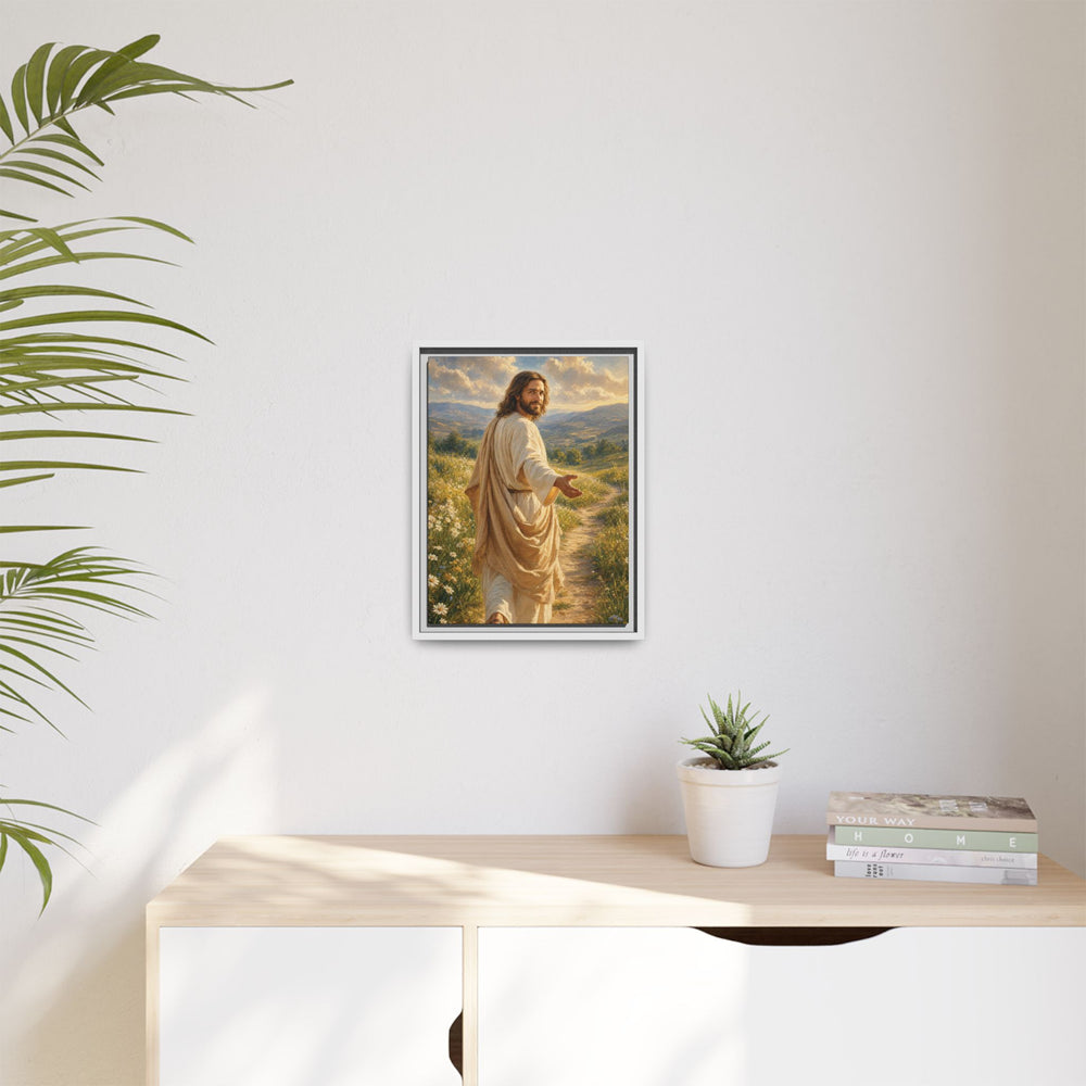 The Good Shepherd – Framed Canvas