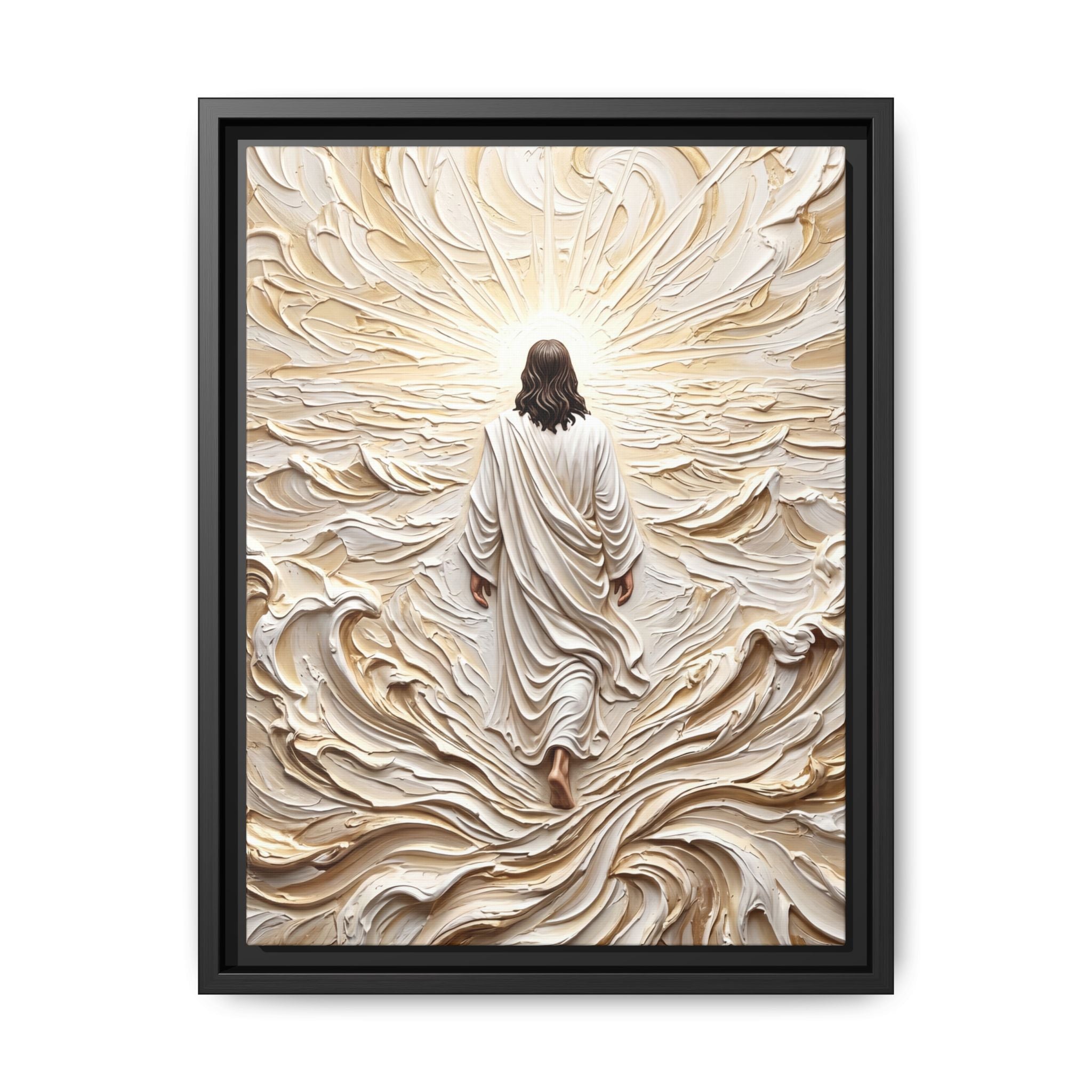 Surrendered in Prayer – Framed Canvas
