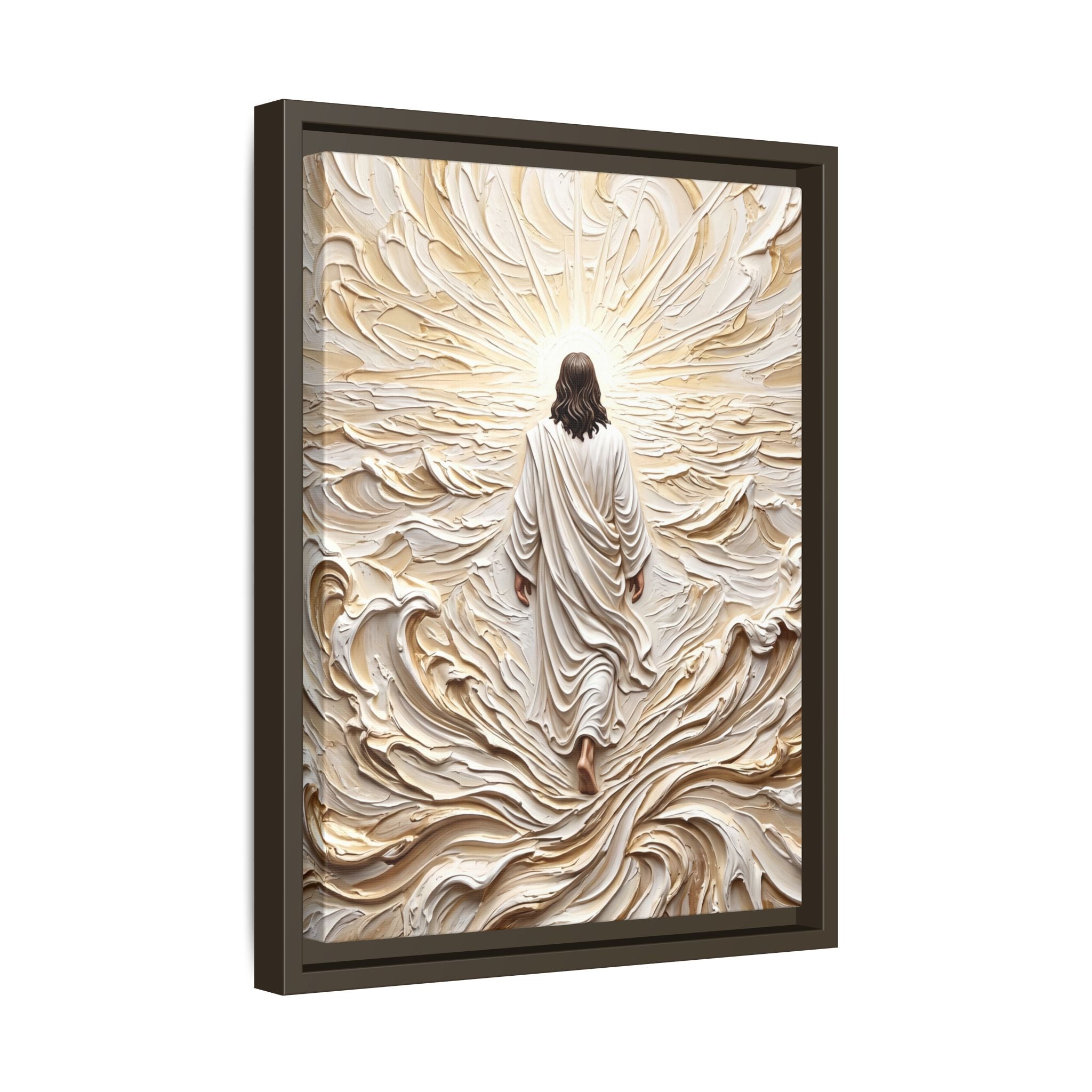 Surrendered in Prayer – Framed Canvas