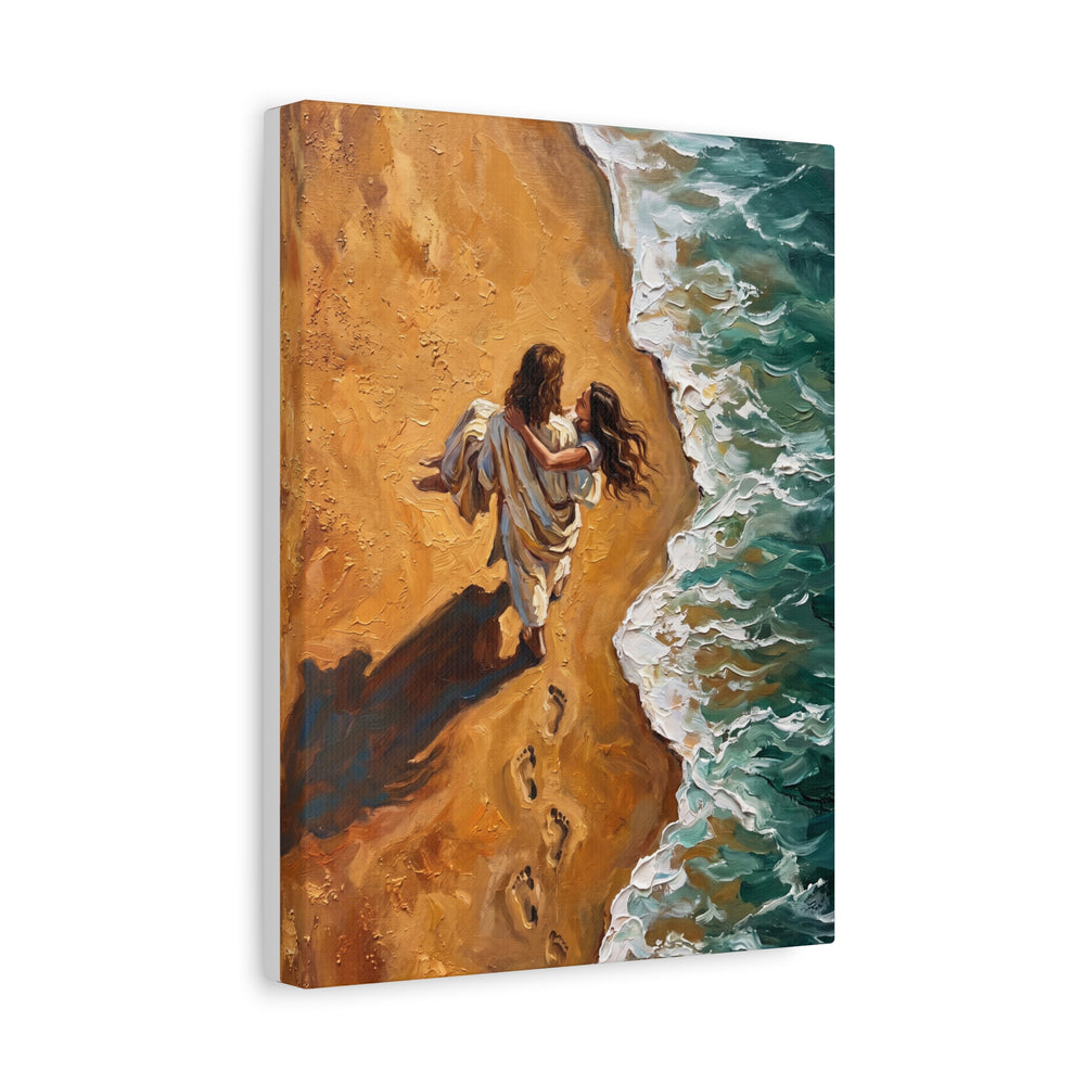 Carried in His Arms – Canvas