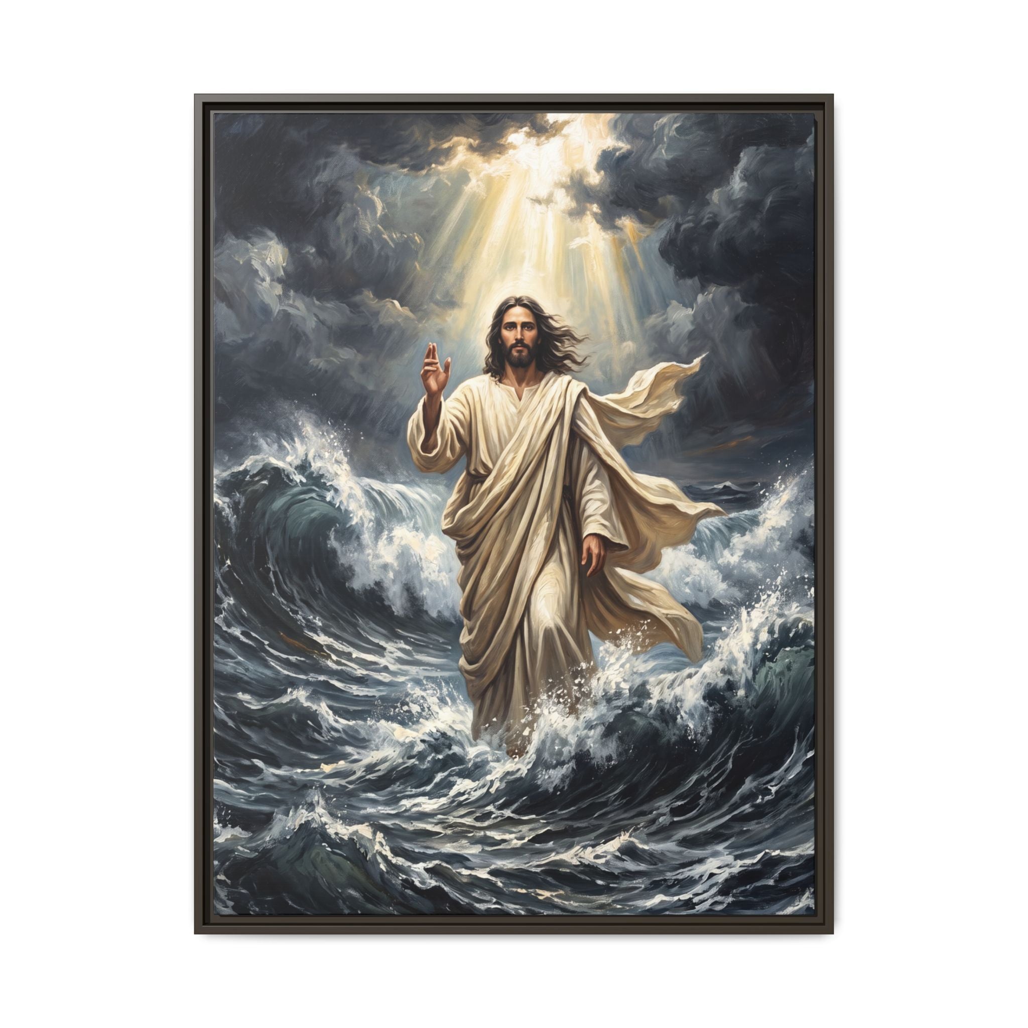 Master of the Storm – Framed Canvas
