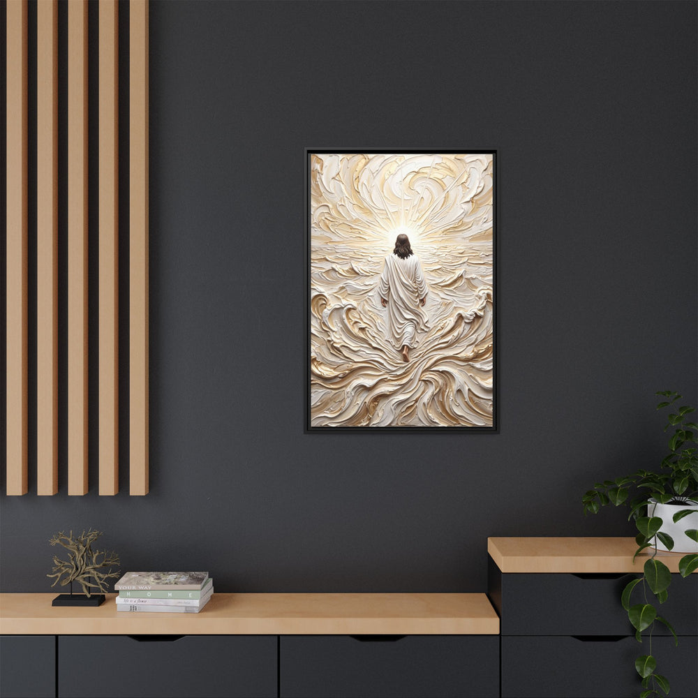 Surrendered in Prayer – Framed Canvas