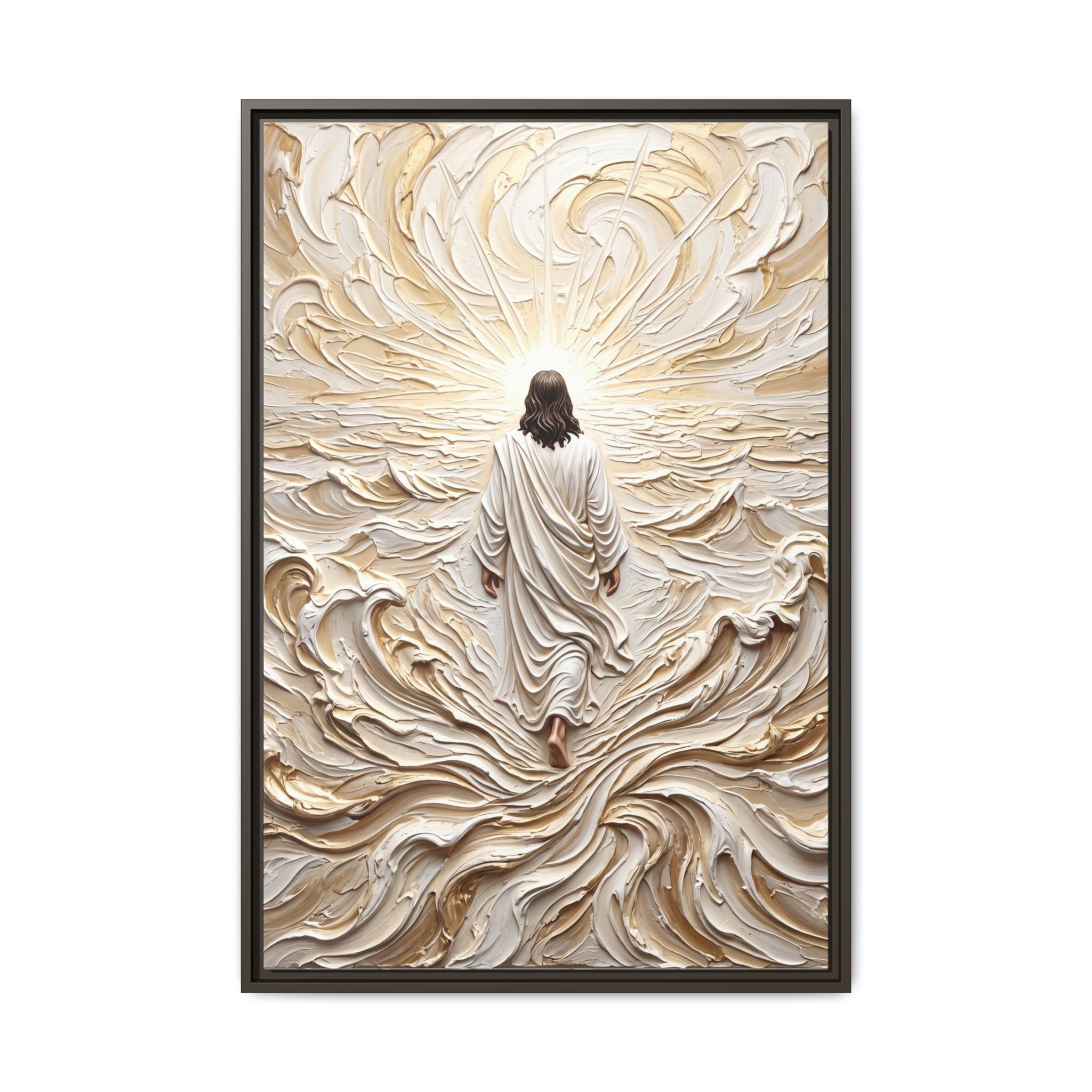 Surrendered in Prayer – Framed Canvas
