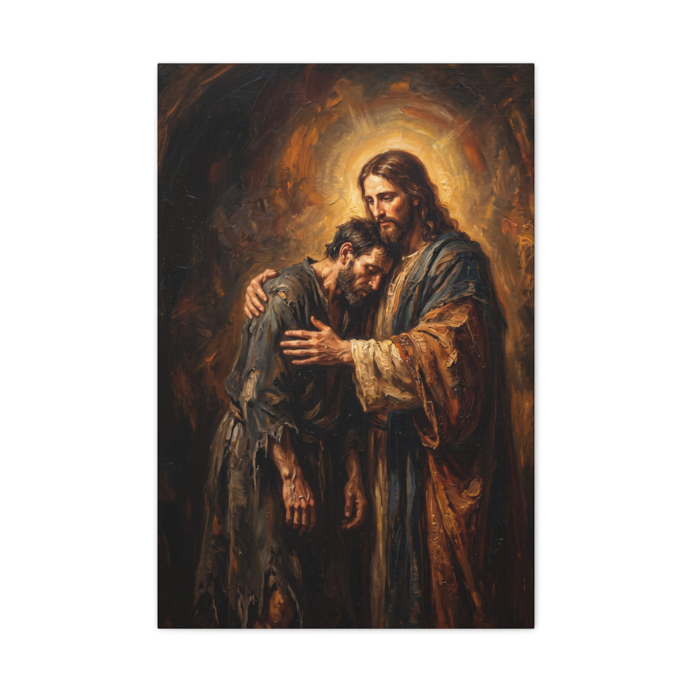 The Embrace of Christ – Canvas
