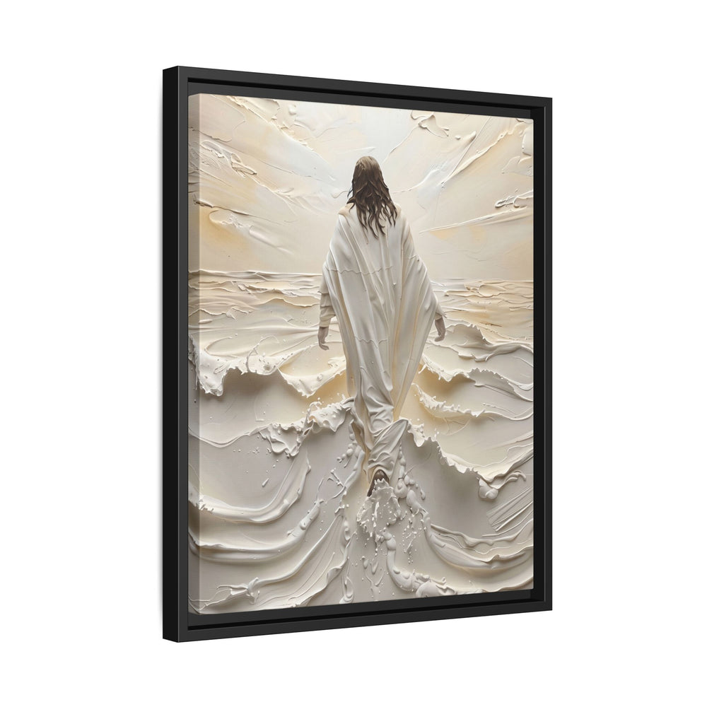 Christ Upon the Waves – Framed Canvas