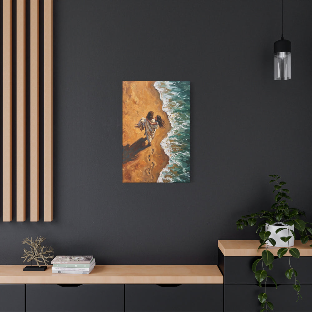 Carried in His Arms – Canvas